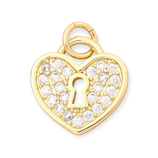 Dije Corazón Zirconia 7