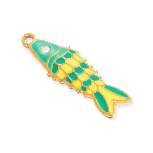 Dije Pez Verde y Amarillo