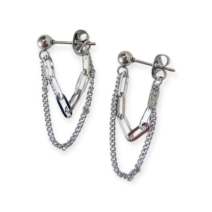 Double Chain Earrings