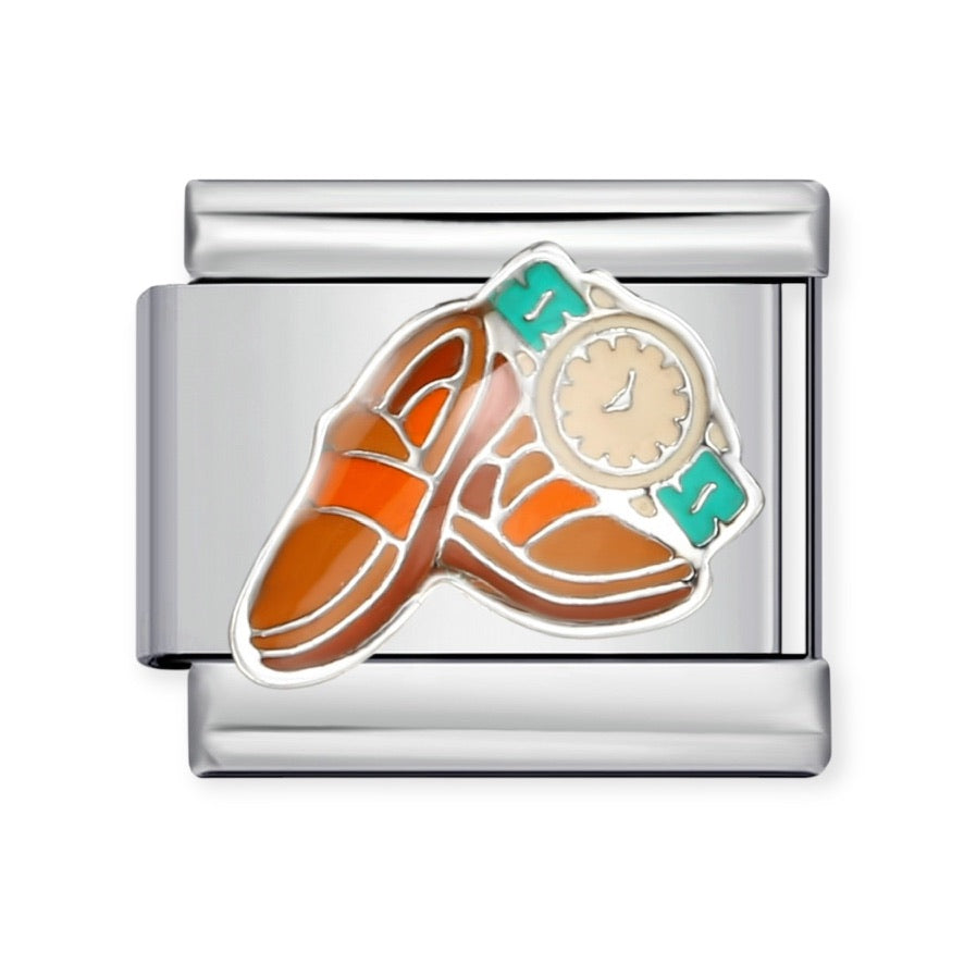 Charm Zapatos y Reloj Hombre