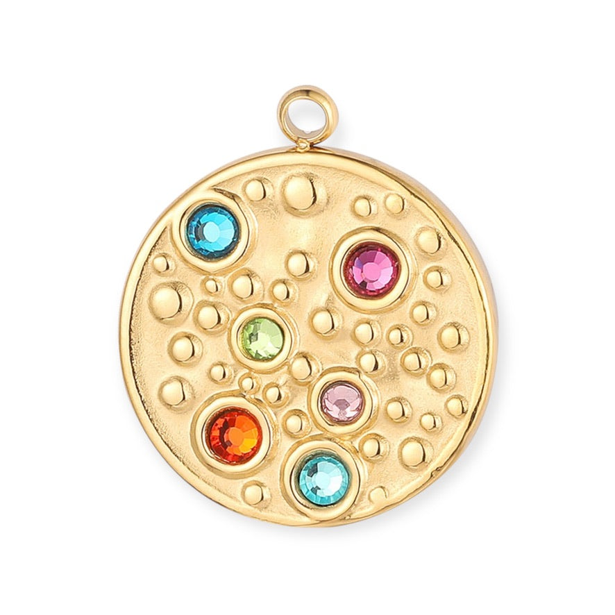Round Zirconia Pendant