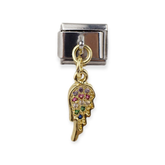 Zirconia Wing Charm