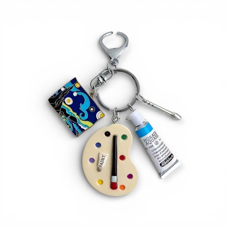 Van Gogh Starry Night Bag Charm