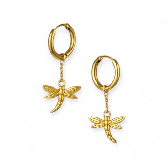 Aretes Libélula