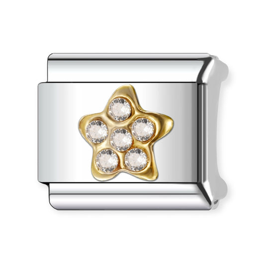 Zirconia Star Charm