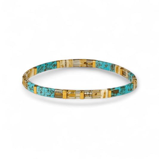Pulsera Ola Dorada