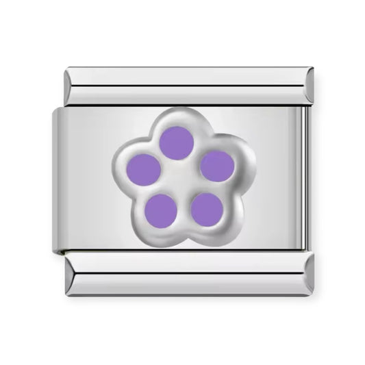 Purple Flower Charm