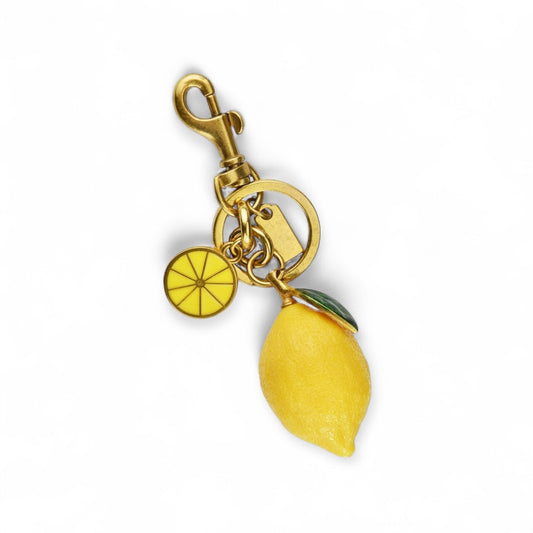 Bag Charm Limón Dorado