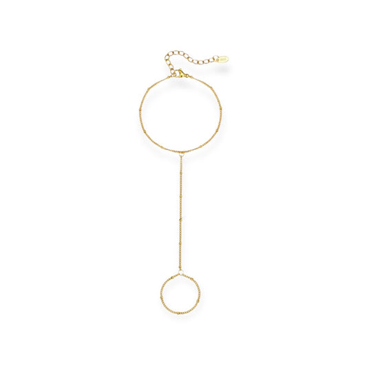 Pulsera de Cadena con Anillo
