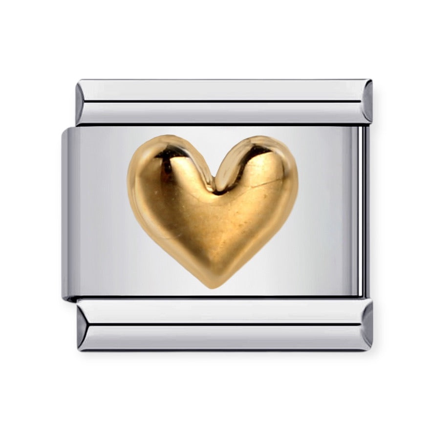Golden Heart Charm