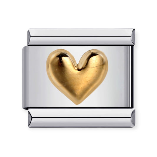 Golden Heart Charm