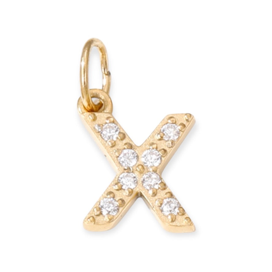 Initial Zirconia Pendant