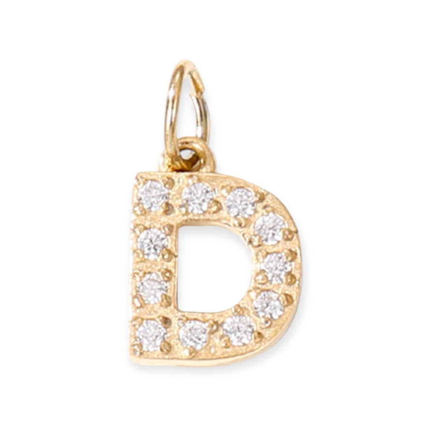 Initial Zirconia Pendant