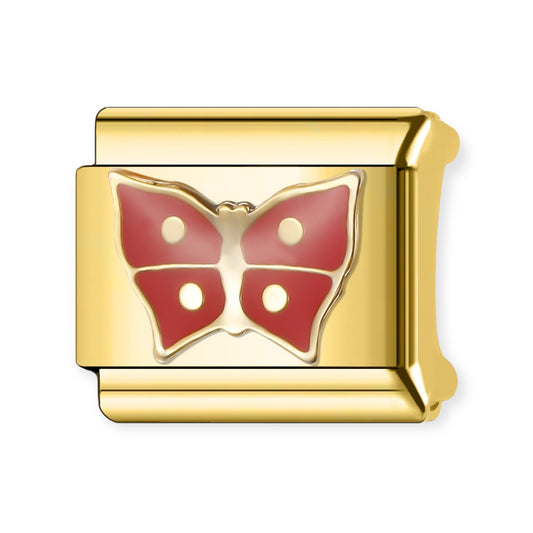 Charm Dorado Mariposa