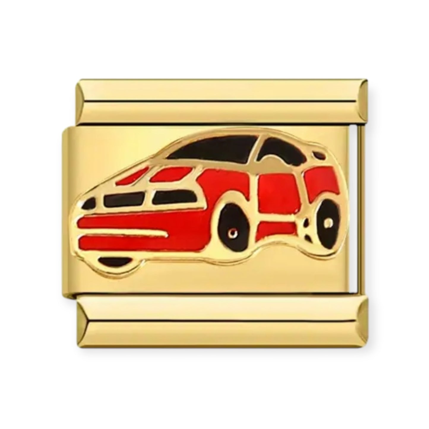 Charm Carro Rojo Gold
