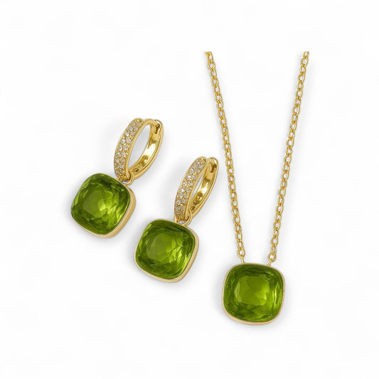 Set Cubo Oliva Real