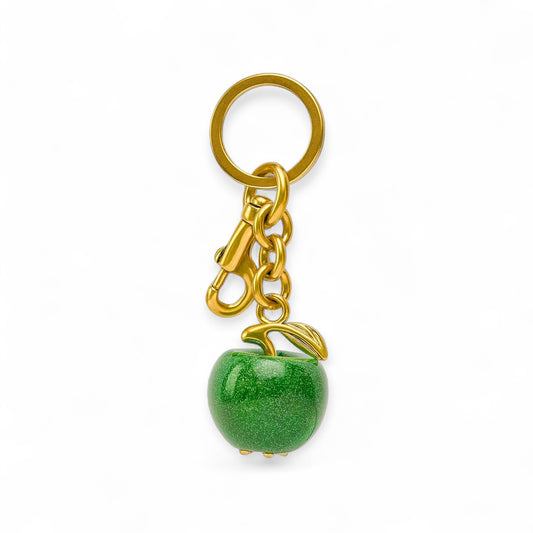 Bag Charm Manzana Verde