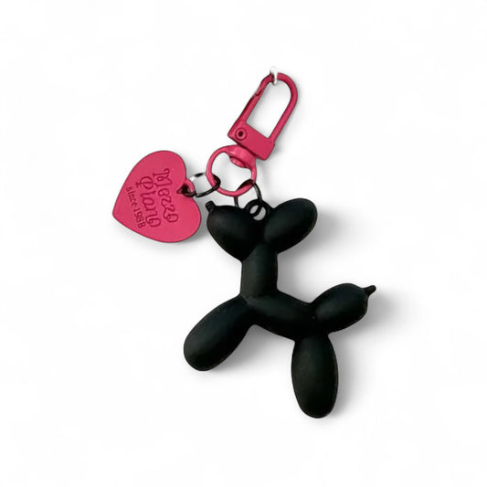 Bag Charm Perro Globo Noir