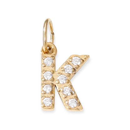 Initial Zirconia Pendant