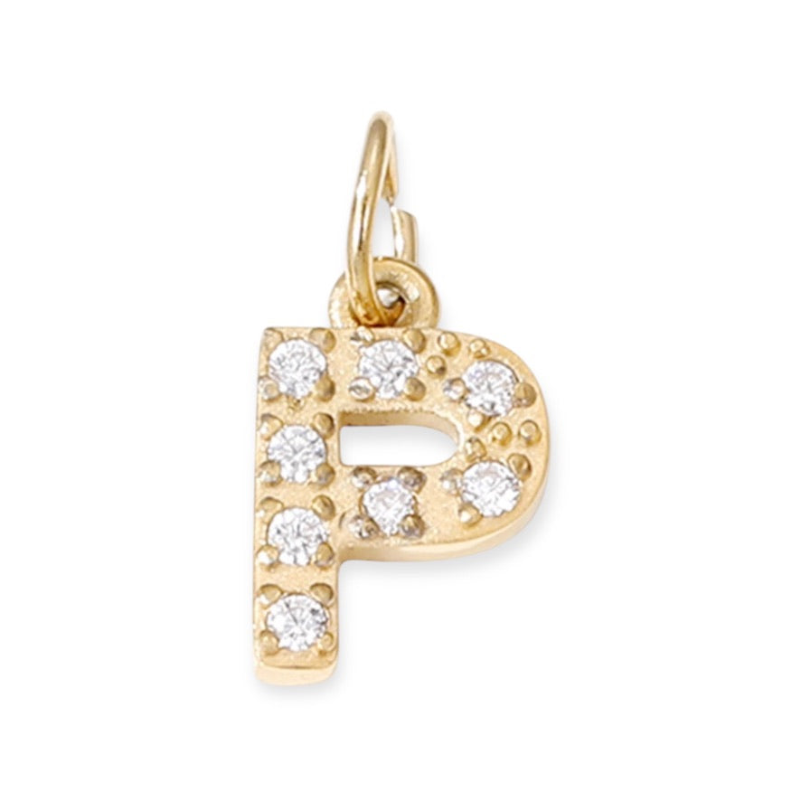 Initial Zirconia Pendant