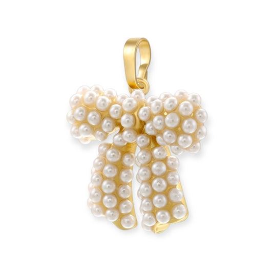 Pearl Bow Pendant