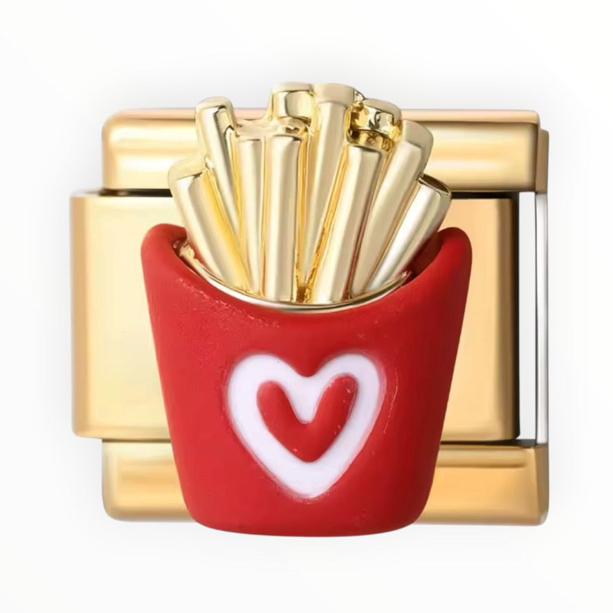 Charm Papas Fritas Gold