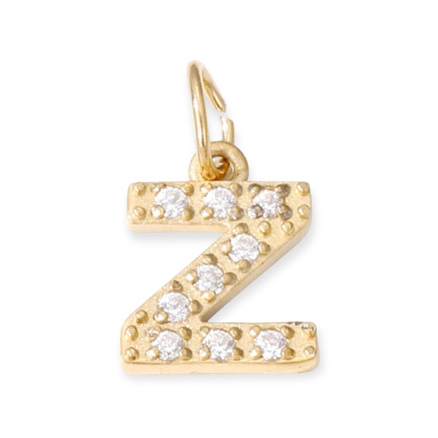 Initial Zirconia Pendant