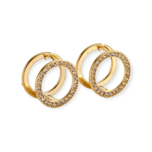 Double Circle Earrings
