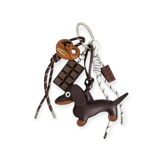 Bag Charm Perro Chihuahua Chocolate