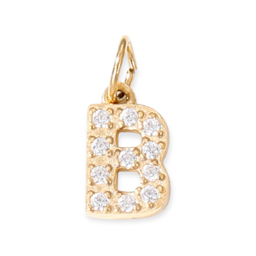 Initial Zirconia Pendant