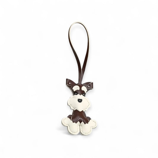 Bag Charm Schnauzer Chocolate