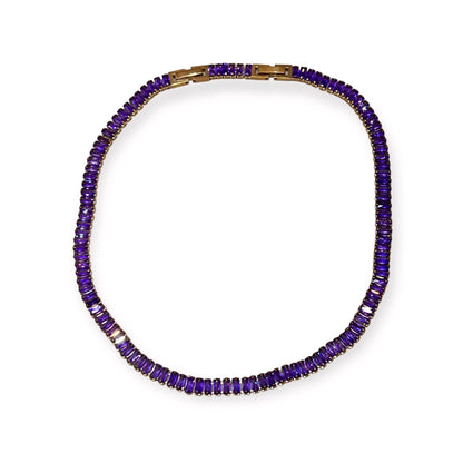 Collar Tennis Baguette Gold Large