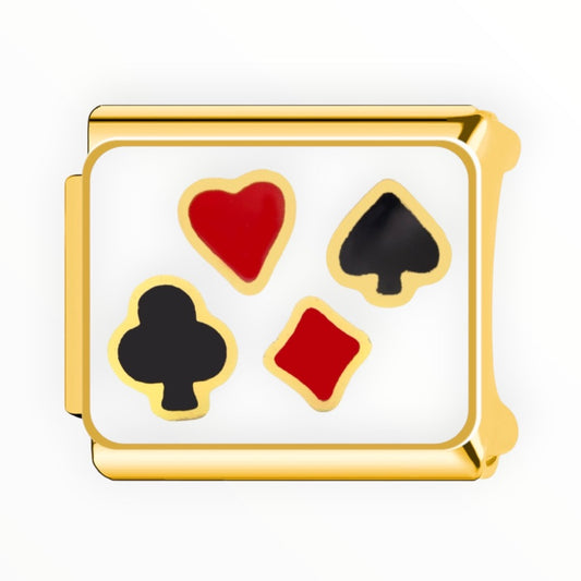 Charm Cartas Gold
