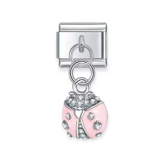 Pink Ladybug Charm