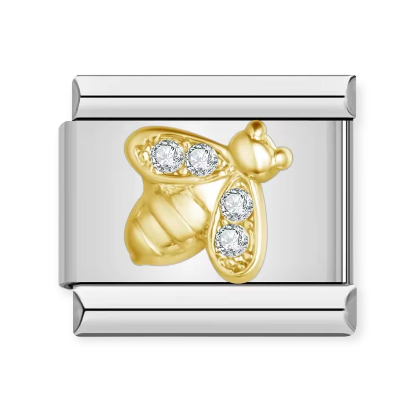 Zirconia Bee Charm