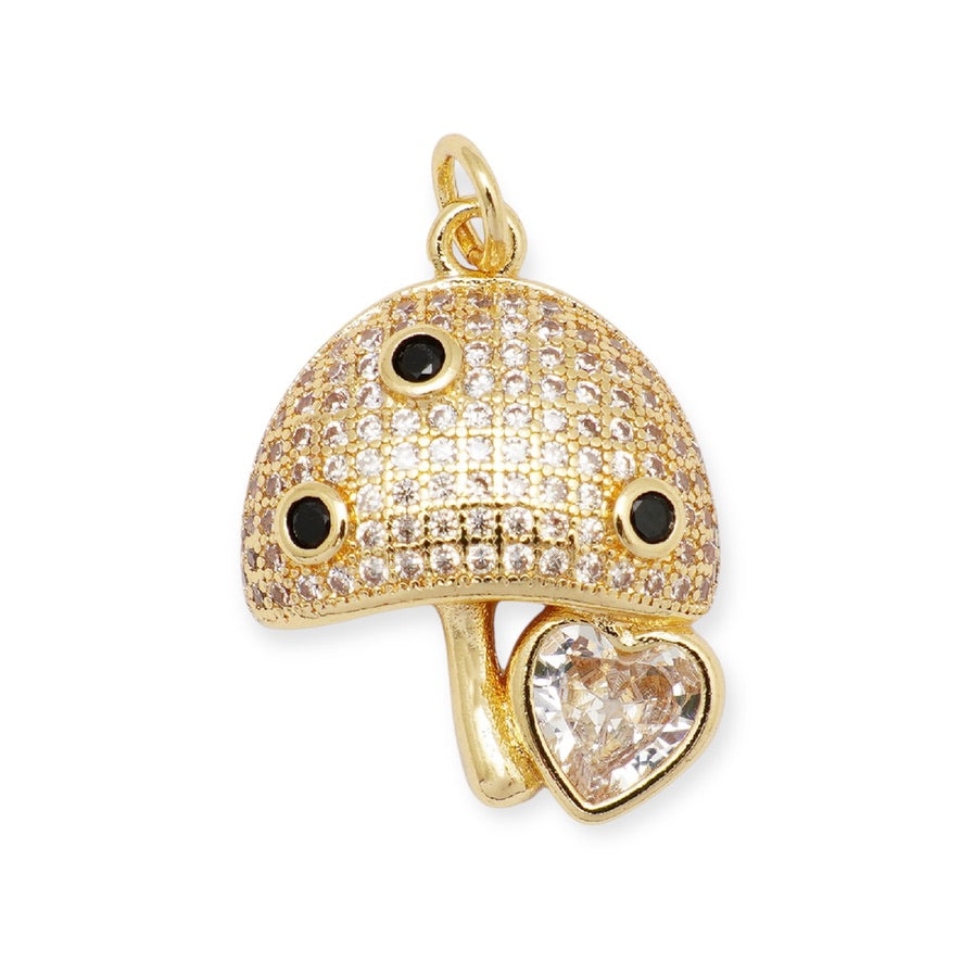Mushroom Pendant Zirconias 2