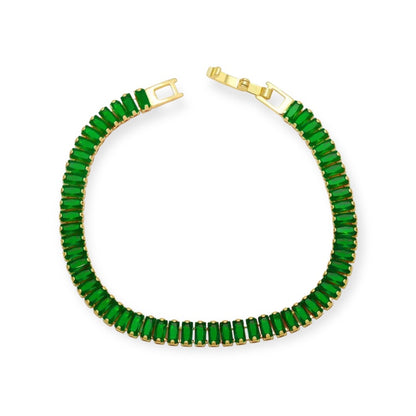 Tennis Baguette Gold Small Bracelet