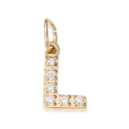 Initial Zirconia Pendant