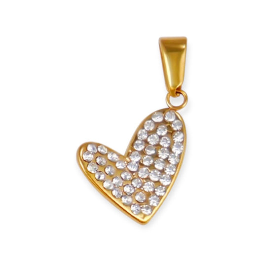 Dije Corazón Zirconia 2