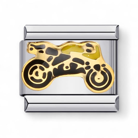 Charm Moto Amarilla