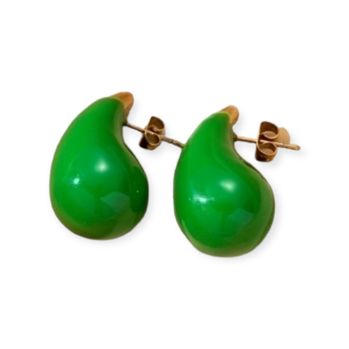 Medium Enamel Drop Earrings