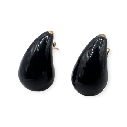 Medium Enamel Drop Earrings